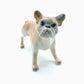 Brown Boxer Dog Ceramic Figurine Statue