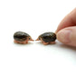 Set of 2 Tiny Hedgehog Porcupine Figurine Ceramic  Miniature Statue