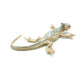 Brown Lizard Iguana Gecko Ceramic Figurine Statue