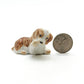 3 Cocker Spaniel Dog Ceramic Figurine Statue