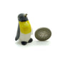Set of 2 Penguin Bird Jackass Ceramic Figurine Statue