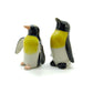 Set of 2 Penguin Bird Jackass Ceramic Figurine Statue