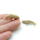 2 Humpback Dolphin Ceramic Figurine Tiny Dollhouse Miniature