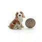3 Cocker Spaniel Dog Ceramic Figurine Statue