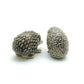 2 Hedgehog Porcupine Ceramic Figurine, Wild Miniature