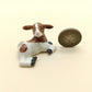 2 Goat Ceramic Figurines Miniature Statue