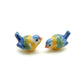2 Tiny Sandpiper Bird Ceramic Figurine Statue