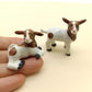 2 Goat Ceramic Figurines Miniature Statue