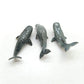 3 Sperm Whale Figurines