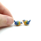 2 Tiny Sandpiper Bird Ceramic Figurine Statue