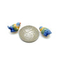 2 Tiny Sandpiper Bird Ceramic Figurine Statue