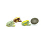 3 Tiny Frogs Ceramic Figurine, Amphibian Statue