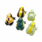 5 Frogs Figurines