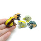 5 Frogs Figurines