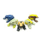 Charming Quintet of Handcrafted 5 Ceramic Frog Miniatures, Gift for Frog Lovers, Home Decoration