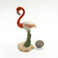 Flamingo Bird Family Ceramic Figurine Miniature Statue