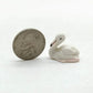 Flamingo Bird Family Ceramic Figurine Miniature Statue