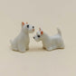 2 Tiny Scottish Terrier Dogs