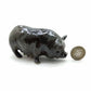 3 Pot-Bellied Kurobuta Pig Ceramic Figurines Statue