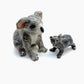 Set Of 2 Koala Figurine Ceramic Statue