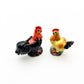 Charming Countryside Ceramic Chicken Family Figurines - Hand-Painted Barnyard Collectibles, Gift for Farm Animal Figurines Collectors