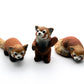 Red Panda Trio: No Gloss Figurines
