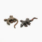 4 Grey Gecko Lizard